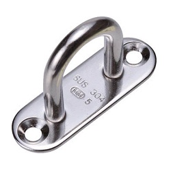 Eye Plate, “Pad Eye Long”, (Stainless Steel)