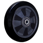 Dedicated Caster SS Series (Quiet) Wheel, Rubber Wheel for Light Loads SS-NRB (Gold Caster/GOLD CASTER)