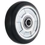 Wheel for Dedicated Caster W Series, Medium Duty Rubber Wheel, W-RB (GOLD CASTER)