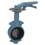 Butterfly Valve, Lever Type, 10K (5K Shared) Spheroidal Graphite Cast Iron Wafer Rubber Sheet (10L1-N-UE-50A) 