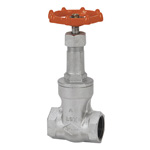 Gate Valve, 10K Type, Ductile Cast Iron Screw-In (10-DSR-N-15A) 