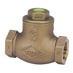 J10K Lead Free Bronze Screw Down Swing Check Valve (Metal Sheet) (JIS B 2011) <<This Product Displays The New JIS Mark.>>