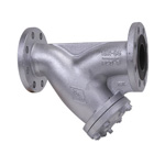 Ductile Cast-Iron Flanged Strainer, 16K Type (Y Shape) (16-DTF-N-40A) 