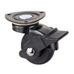 Nylon Wheel (Packing Caster) with Standard Class 100G-Ns Track Type Stopper (105G-NS(L)) 