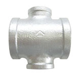 Pipe Fittings for Fire-Protection Piping Unequal Diameter Cross (BRCR-50X50X25X25A-W) 