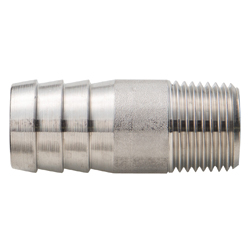 Stainless Steel Screw-in Tube Fitting Pipe Socket with Hose Nipple Round (CHNI-6A-SUS304) 
