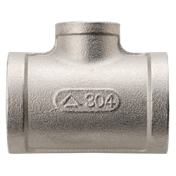 Stainless Steel Threaded Pipe Fitting Reducing Tee (RT-10X8A-SUS) 