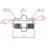 Special Adapter  Male PF30° MIS/PF 30° FCS Joint