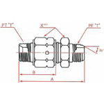 PT Connection PF30° FCS Male Rotation Connector