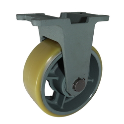 Fixed Axle with Urethane Wheels for Heavy Loads (UHB-k Type) FCD Ductile Formed Fixture (UHB-K200X50) 
