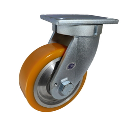 High Hardness Urethane Caster for Super Heavy Weights, Swivel Wheel (HDUJ Type) (HDUJ200-TL) 