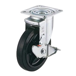 RJ2-S Swivel Wheel Plate Type (With Stopper) (RJ2-150NS) 