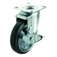 J2-S Model Swivel Wheel Plate Type (With Stopper) (GUJ2-150S) 