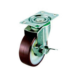 SUS-E-S Free Wheel Plate Type (with Stopper) (SUS-E-65NS) 