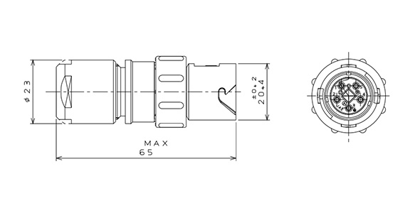 Dimensional drawing (JN2HW05FH/JN2HW05MH)