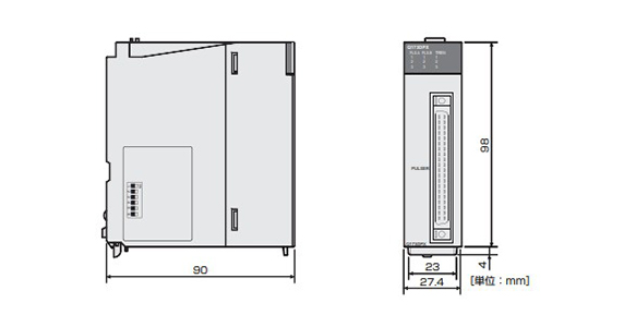 Q173DPX dimensional drawing