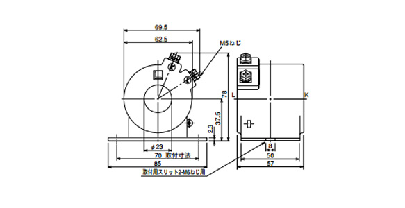 Low voltage current transformer CW-□L series: Related images