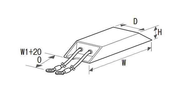 Dimensional drawing of FR-ABR