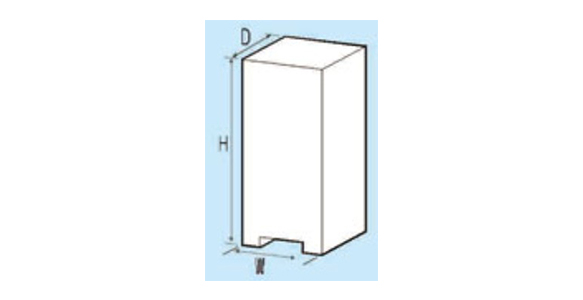 Dimensional drawing of FR-BR