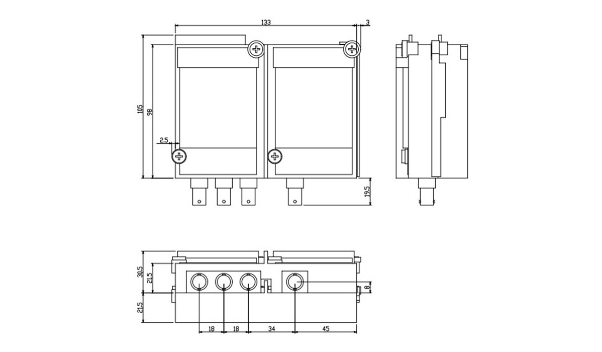 GT27-V4-Z dimensional drawing