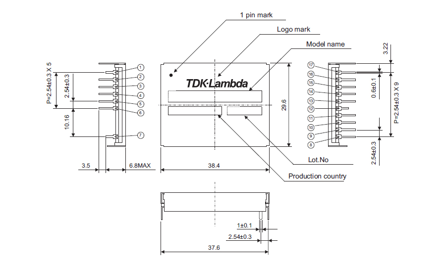 On-Board Power Supply, CC-P-E Series 