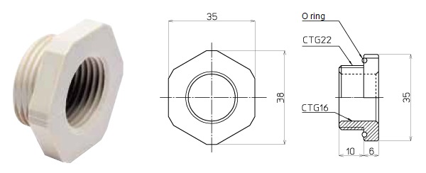 Waterproof Cap for Terminal Block Boxes 