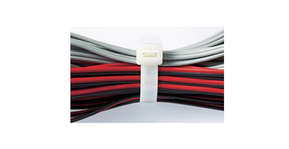 Image of use of standard type cable tie