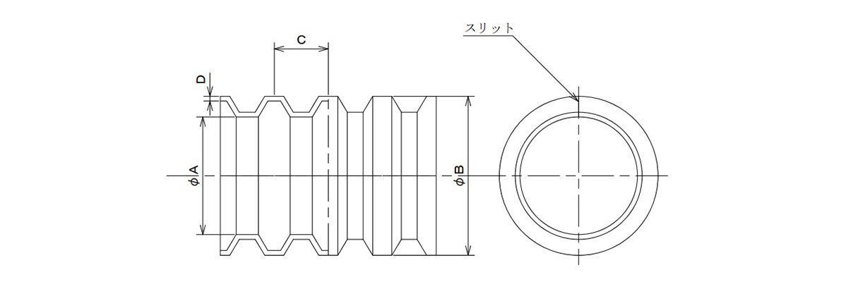 Dimensional drawing of TKCT-15-10