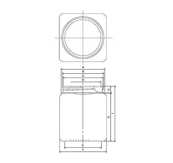 Dimensional Outline Drawing