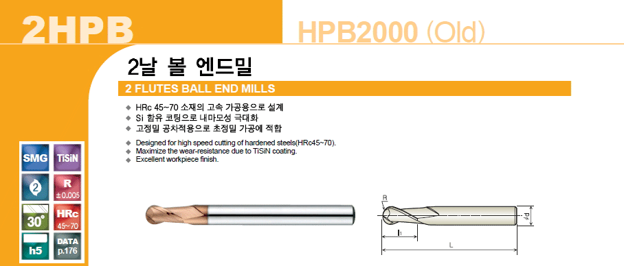 Ball End Mill [2HPB]:Related Products