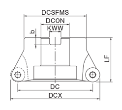 Selection support 5 of Phoenix series, insert for round insert cutter