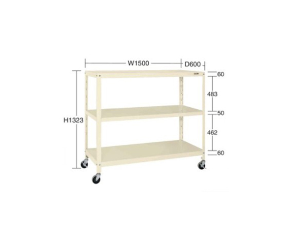 Super Rack Cart (With 2 metal fittings for stable straight traveling): Related images