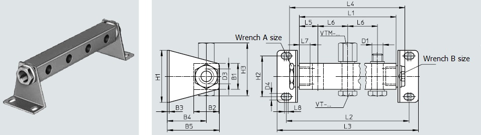 T-piece, QSMT Series