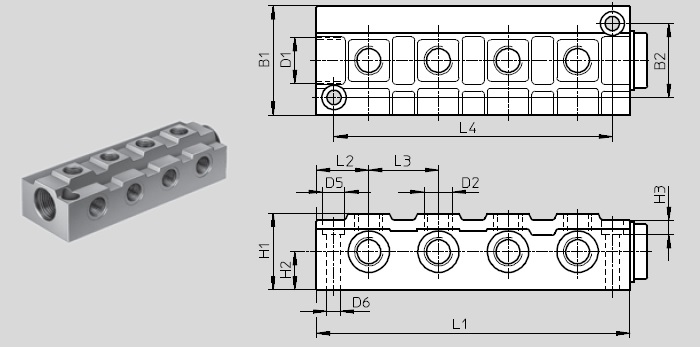 Distributor Block, FR Series | FESTO | MISUMI Vietnam