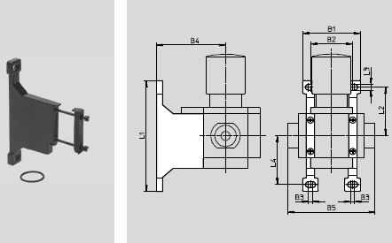 Mounting bracket, MS6 Series 