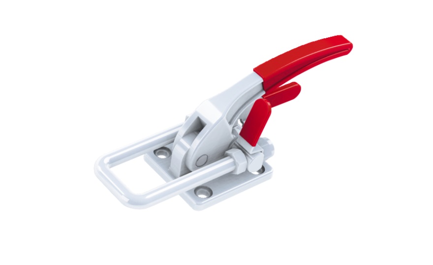 Toggle Clamp - Pull Action Type - Flanged Base U-Shaped Hook GH-40380/GH-40380-SS 