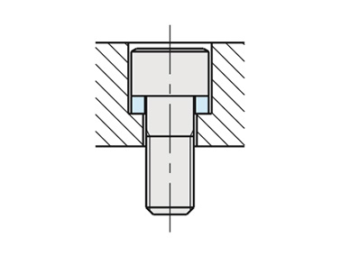 Use example 3: For protection of countersunk surfaces.