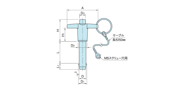 Ball Lock T-Shaped Pin BJ773-N: related image