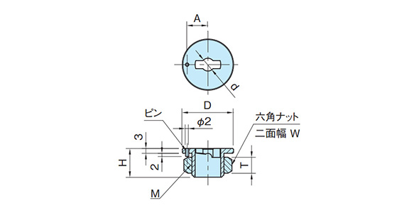 Dimensional drawing of cam case