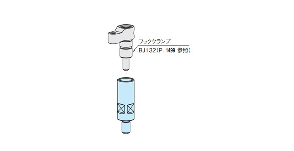 Usage examples when using Hook Clamp (BJ132)