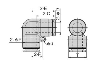 Dimensional drawing of UL