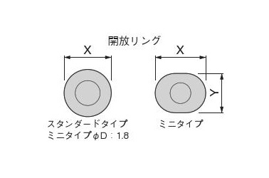 Collet standard type: Mini type øD: 1.8 (Diameter 1.8 mm)