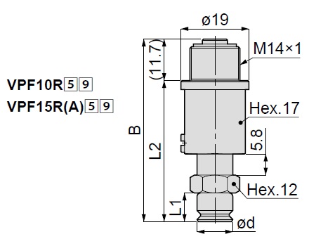 Vacuum Pad Standard Type VPF 