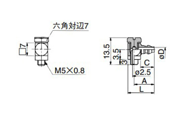 Barb Elbow For Polyurethane Tubes, 10-MS-5ALHU-3, -4, -6: related images