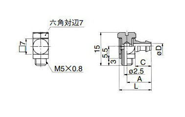 Barb Elbow For Polyurethane Tubes, 10-MS-5ALHU-3, -4, -6: related images