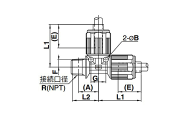 Male Run Tee Dimensional Drawing 