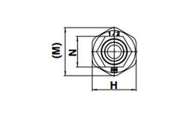 LQ2B-F Dimensional Drawing for Sizes 4, 5 