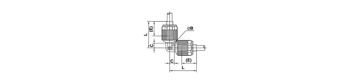 Space-Saving Fitting Union Elbow LQ2E Inch Size: Related Image