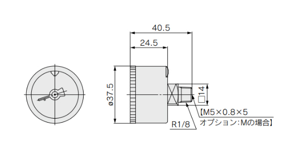 G36-□□-01 (M) dimensional drawing