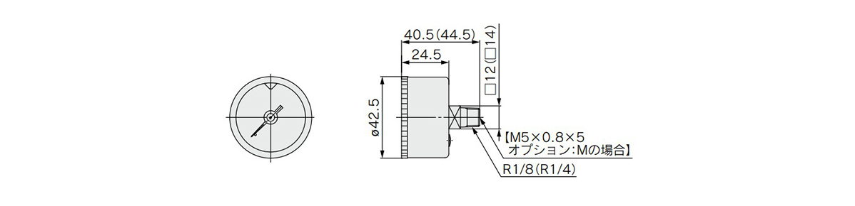 G46E-□□-01 to 02 (M) dimensional drawing